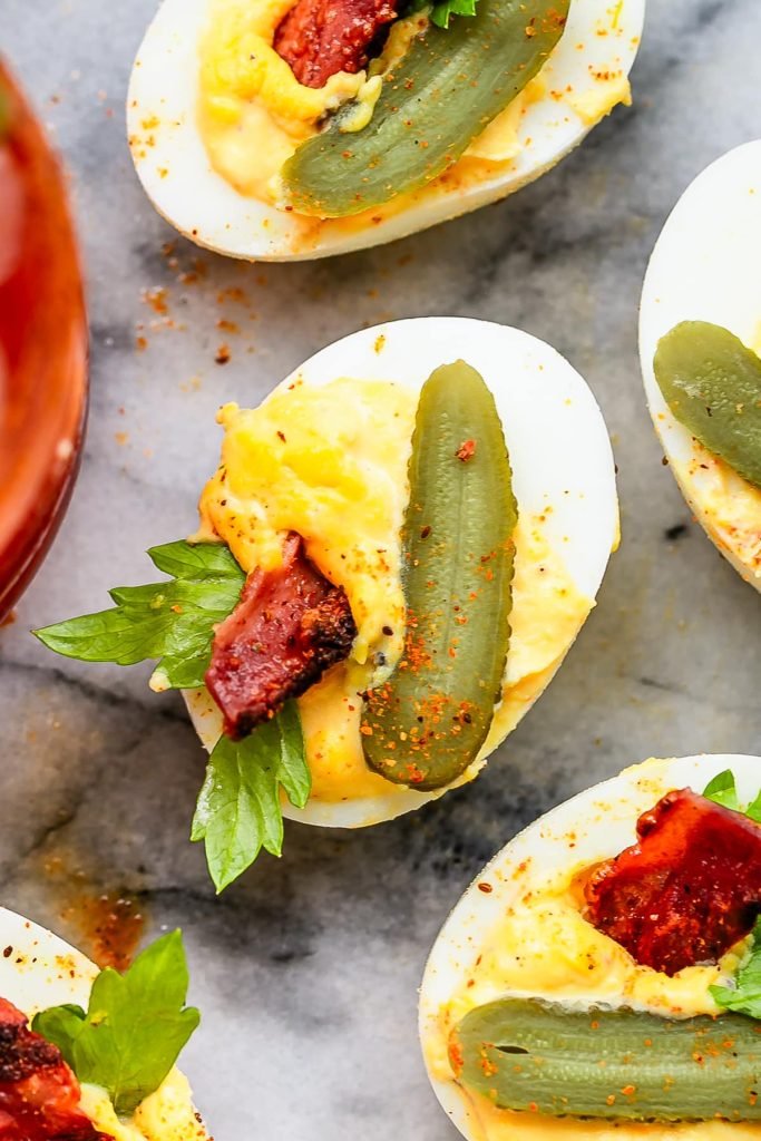 Bloody Mary Deviled Eggs – Skinny Flavor

 – healblogger