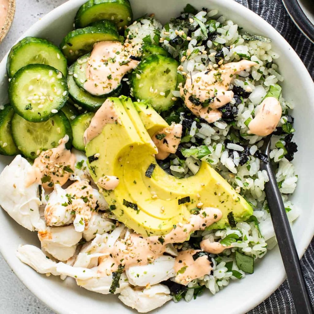 California Roll Sushi Bowl – Fit Foodie Finds

 – healblogger