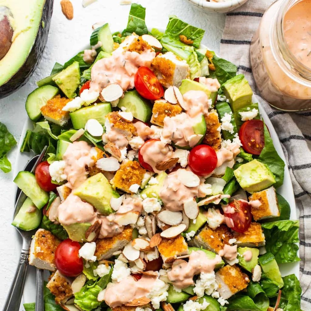 Perfect Crispy Chicken Salad – Fit Foodie Find

 – healblogger