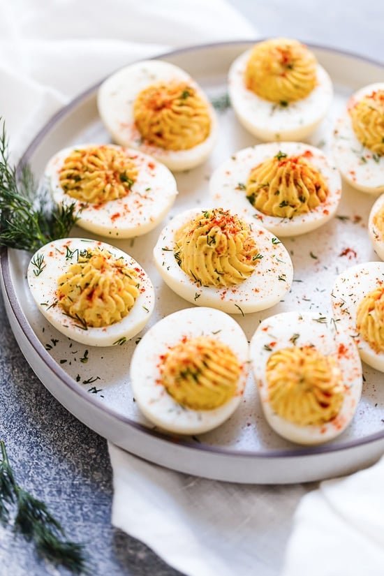 Easy Deviled Eggs Recipe l Skinny Flavor

 – healblogger