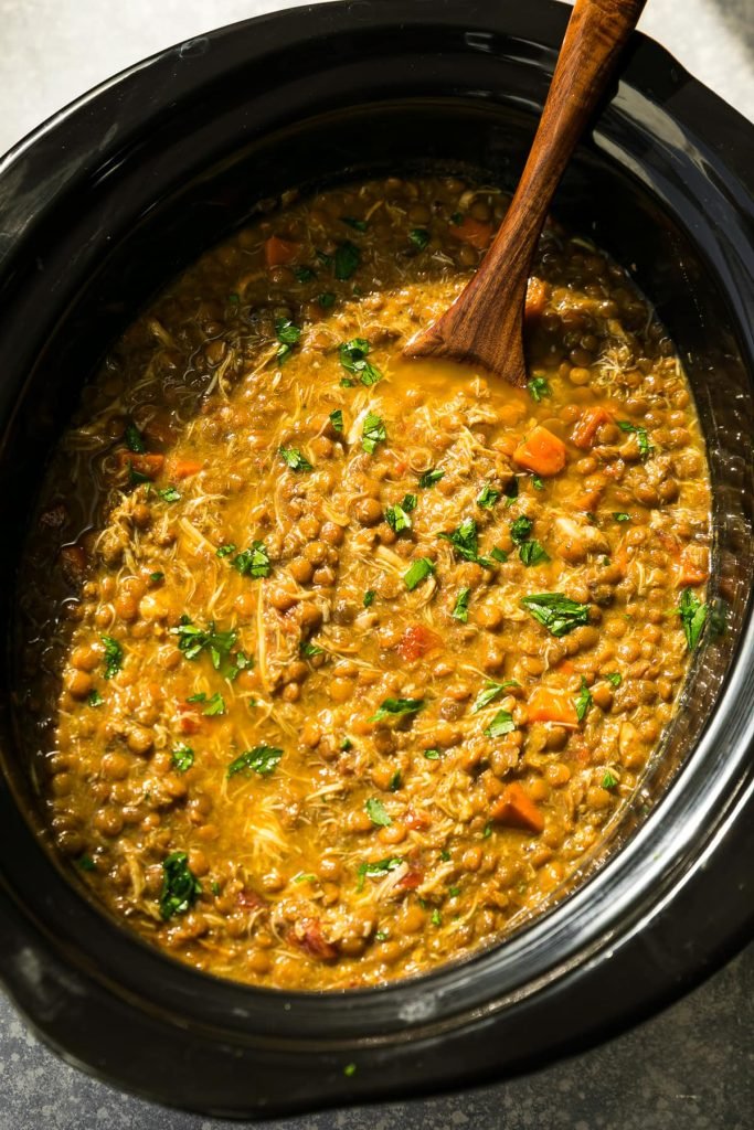 Slow Cooker Chicken and Lentil Soup

 – healblogger