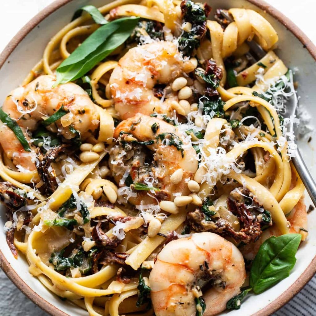 Tuscan Shrimp Linguini – Find the Fit Foodie

 – healblogger