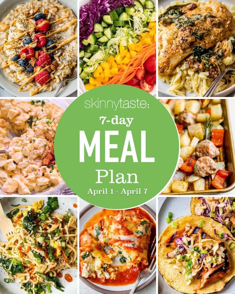 Free 7 Day Healthy Meal Plan (April 1-7)

 – healblogger