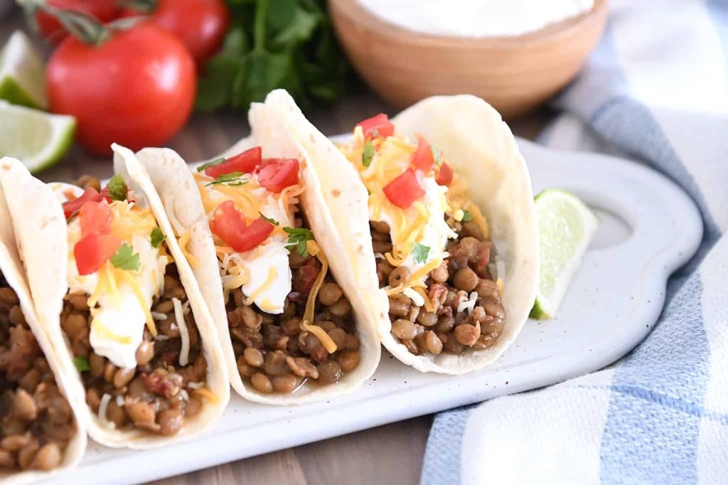 Amazing Instant Lentil Tacos

 – healblogger