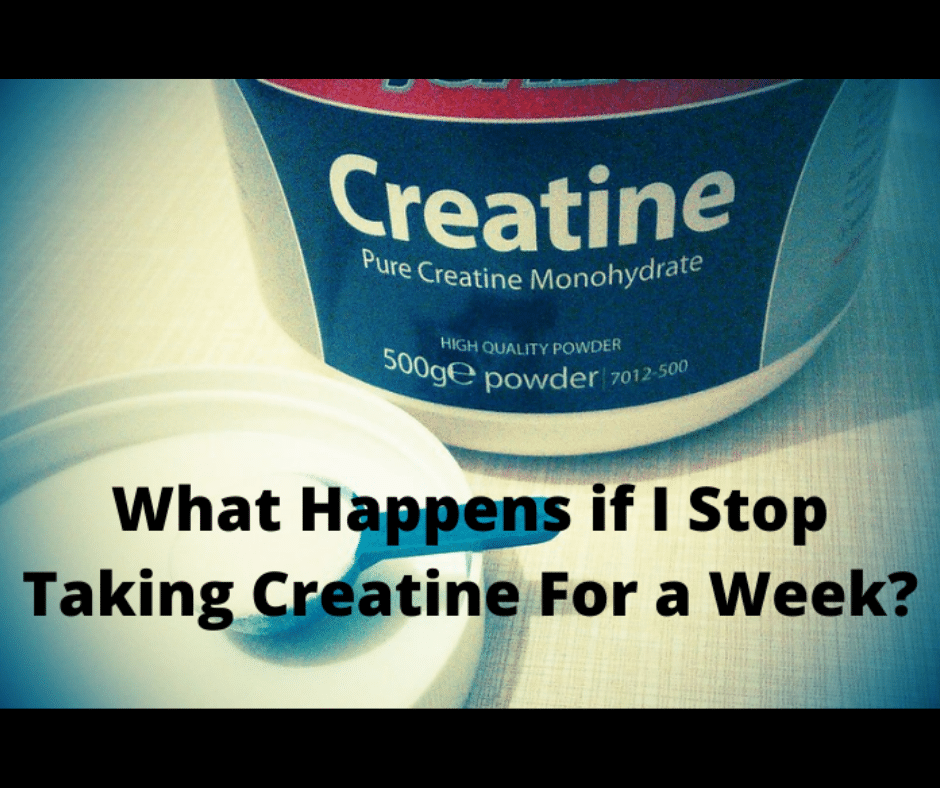A week off creatine: Muscle meltdown or minor hiccup?

 – healblogger